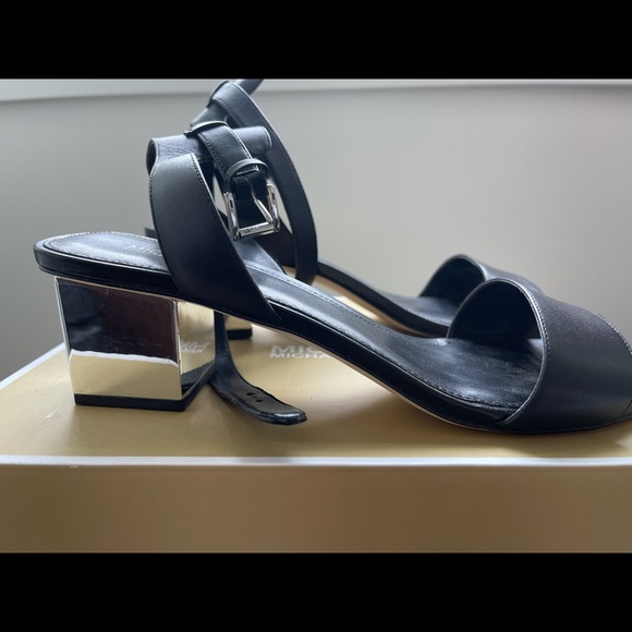 MICHAEL Michael Kors | Shoes | Michael Kors Petra Block Heel Sandals ...